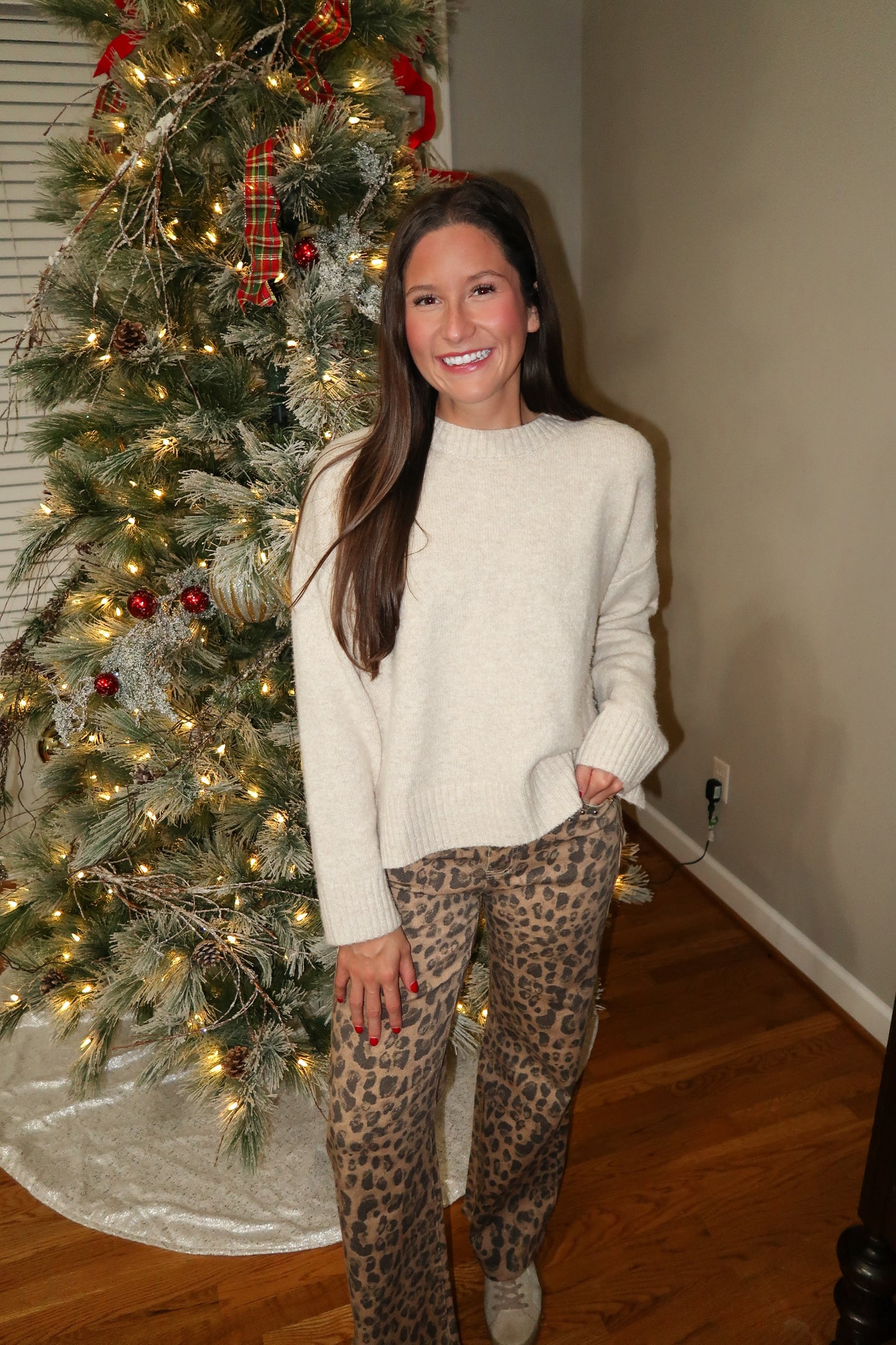 The IT Girl Leopard Studded Jeans