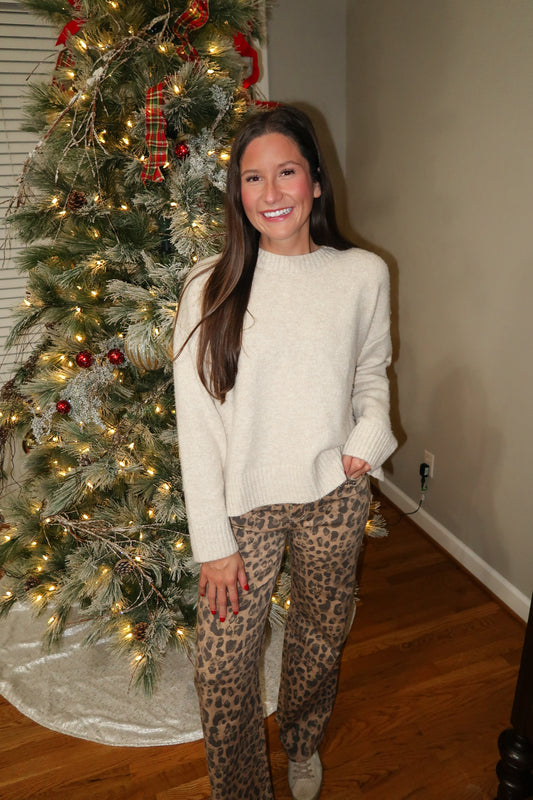 The IT Girl Leopard Studded Jeans