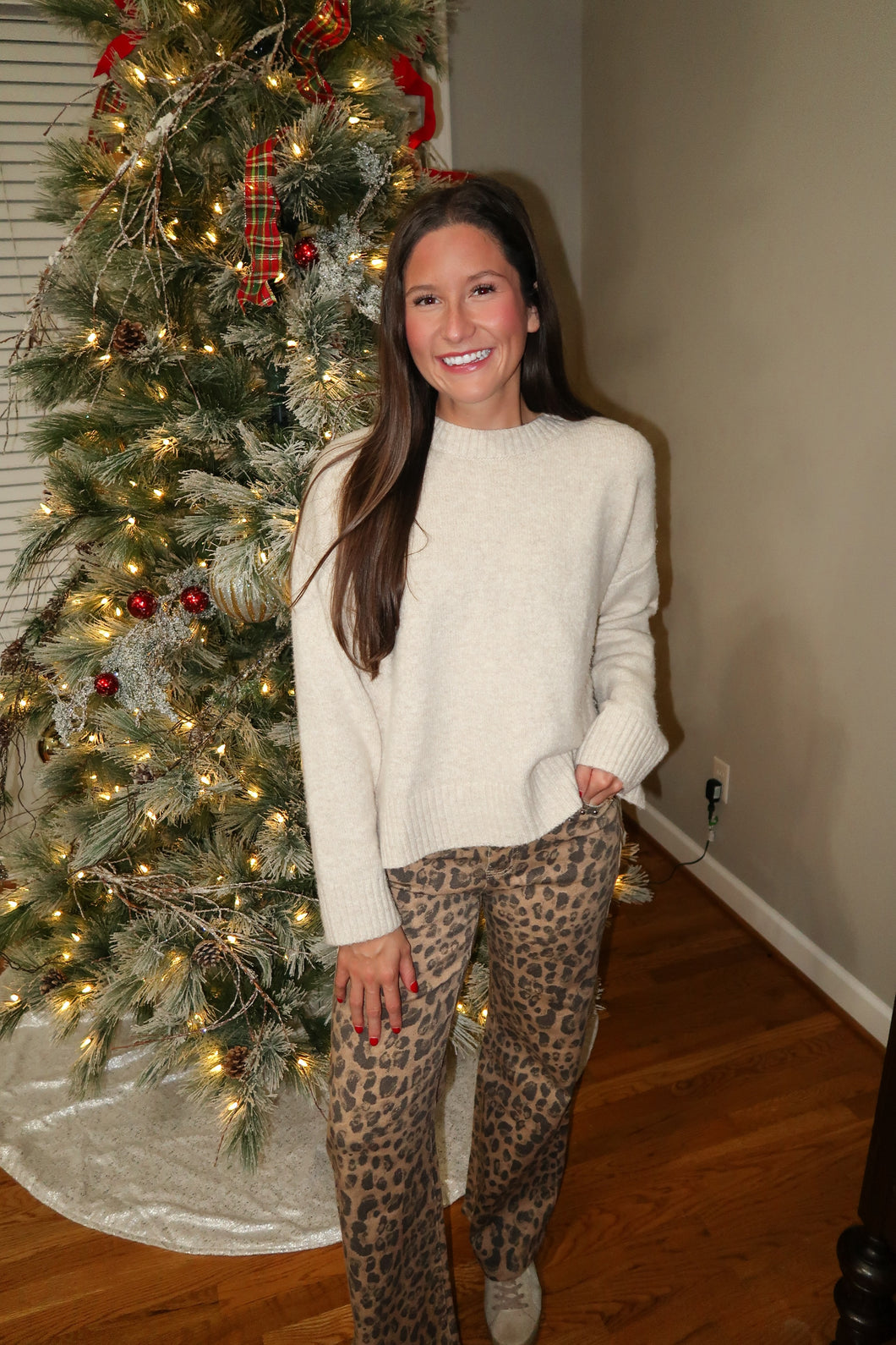 The IT Girl Leopard Studded Jeans