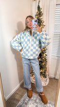 Load image into Gallery viewer, Winter Blues Checkered Jacket
