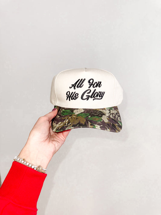 All For His Glory Hat | Camo