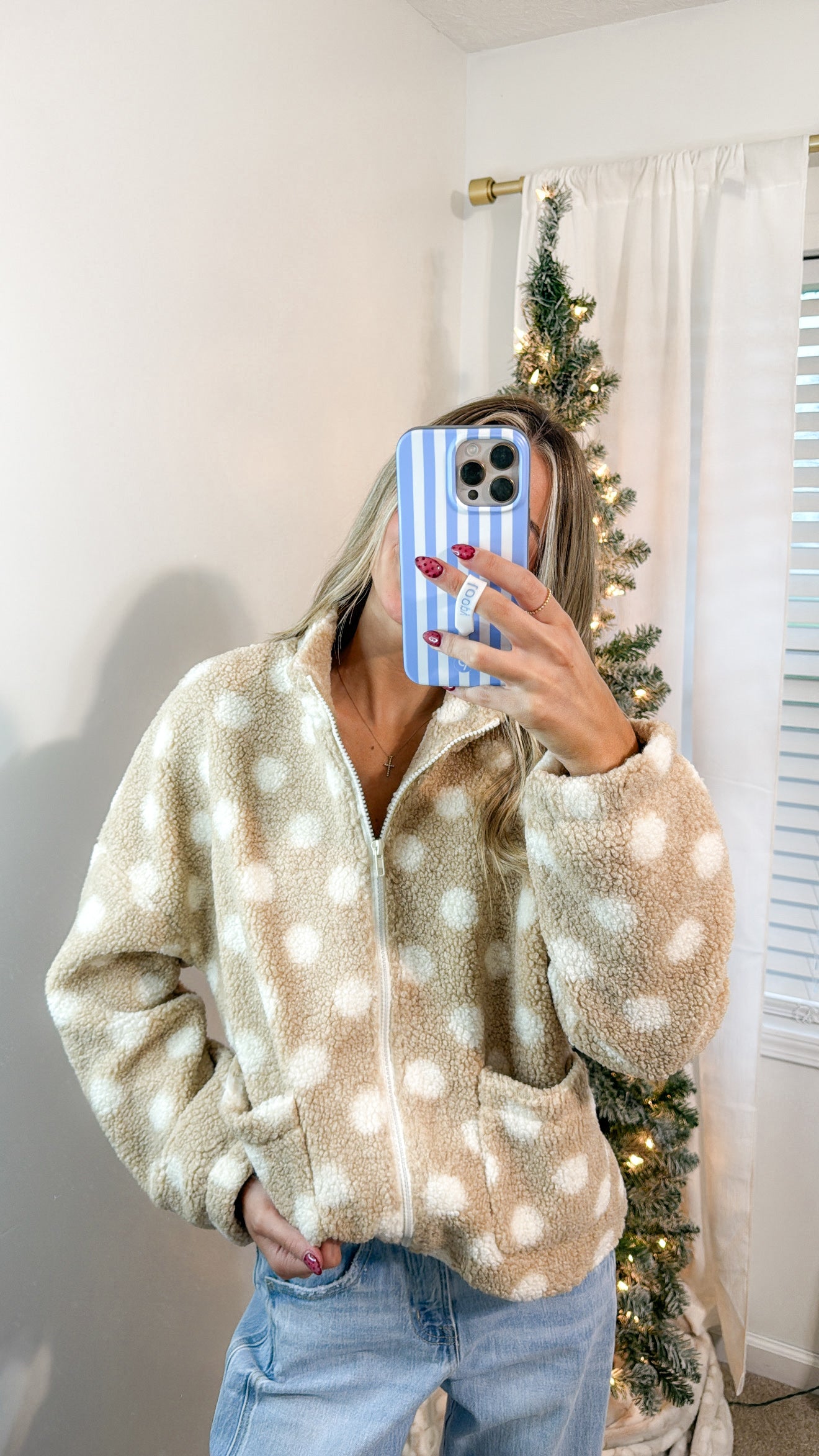 Polka Dot Sherpa