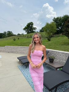 Pink Paradise Midi Dress