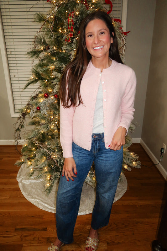 Cloud 9 Cardi | Pink