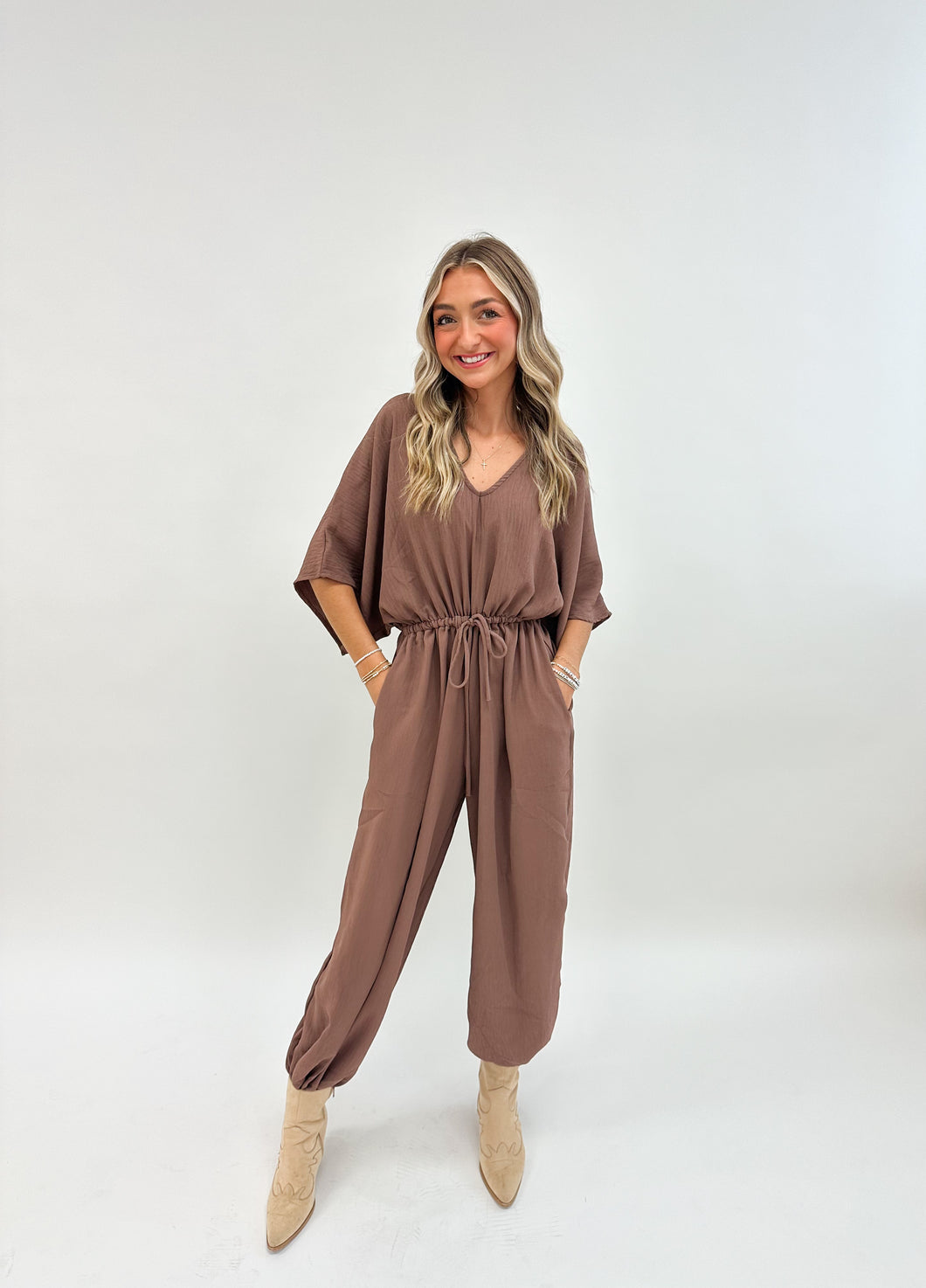 New Love Jumpsuit - Mocha