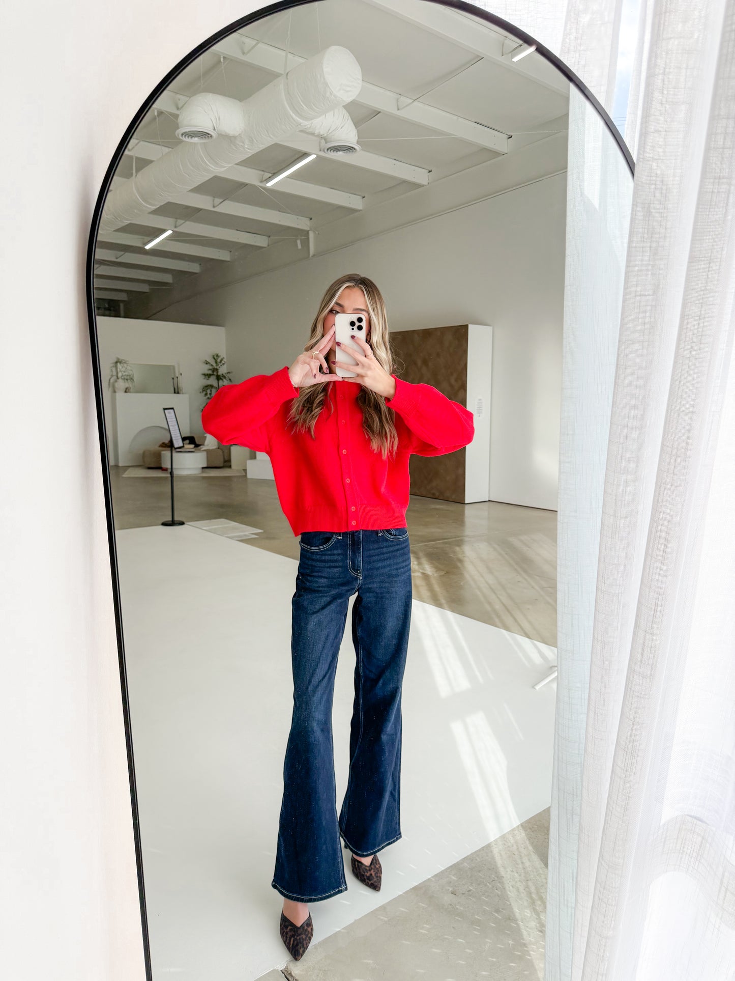 On Cloud 9 Cardi | Red