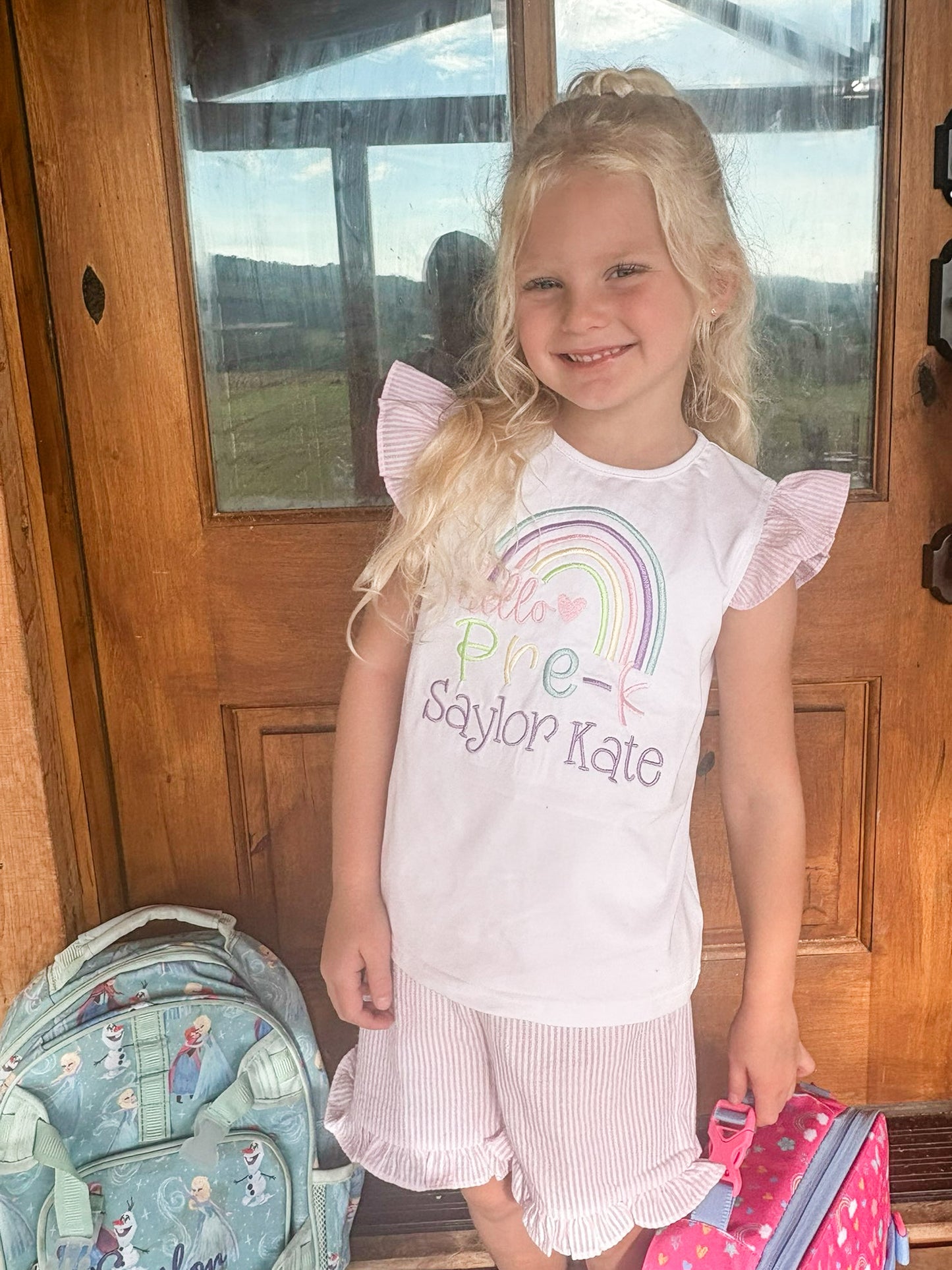 Back to School Ruffle Top