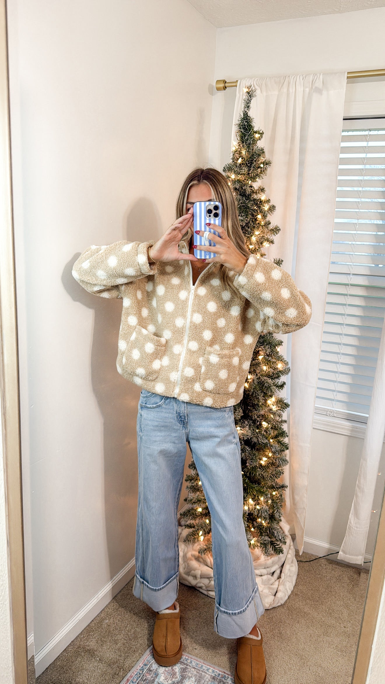 Polka Dot Sherpa