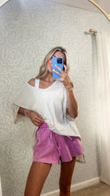 Load image into Gallery viewer, Street Style Acid Wash Shorts- Mauve
