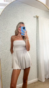 Sunny Days Ahead Romper- Sand