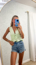 Load image into Gallery viewer, Spring Picnic Top- Lime
