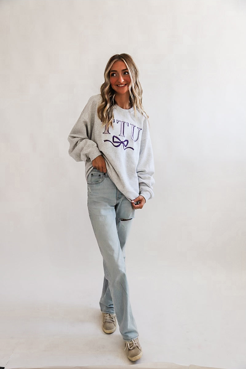 TTU Bow Crewneck