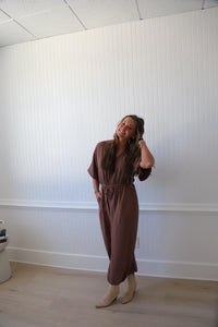 New Love Jumpsuit - Mocha