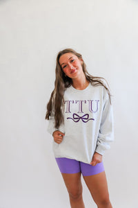 TTU Bow Crewneck