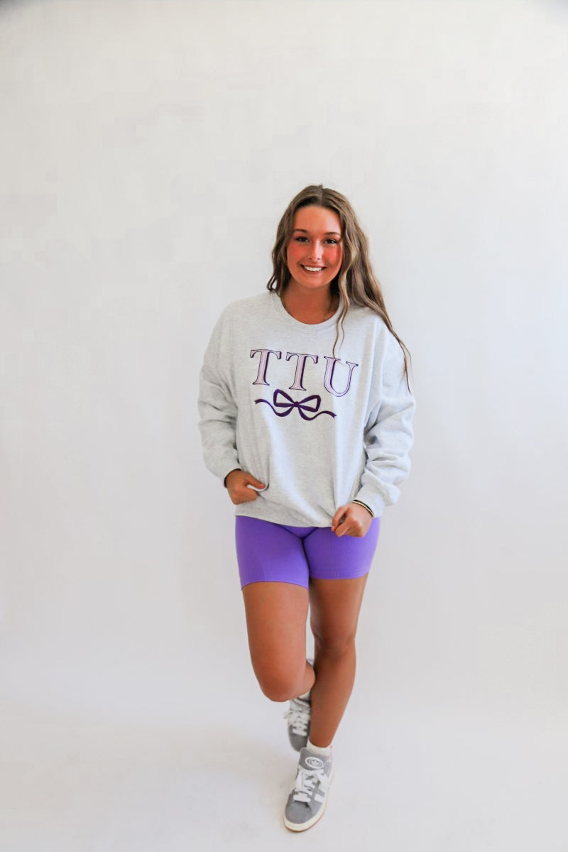 TTU Bow Crewneck
