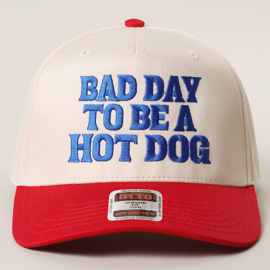 Bad Day To Be A Hot Dog Hat: Red