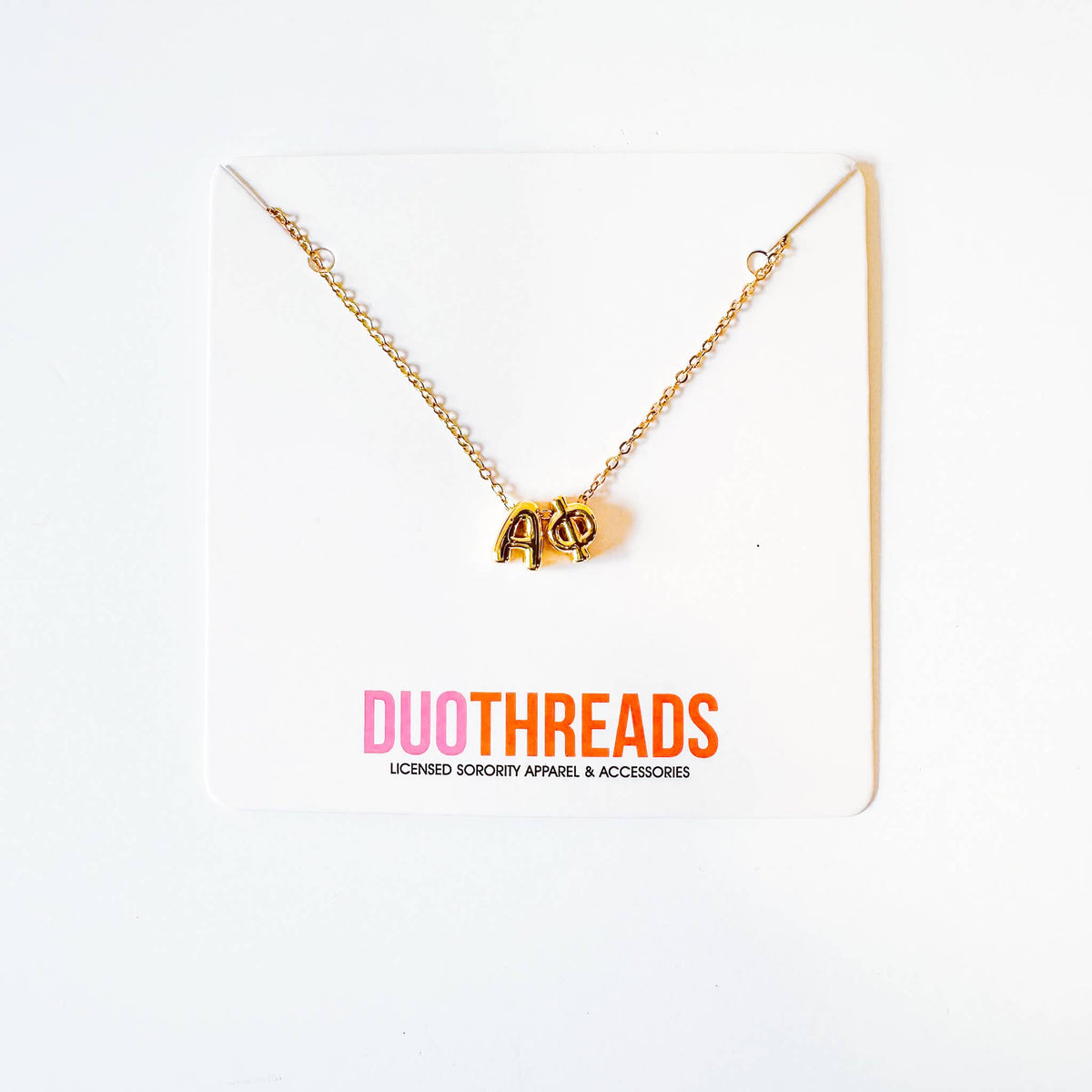 Bubble Necklace: ALPHA DELTA PI
