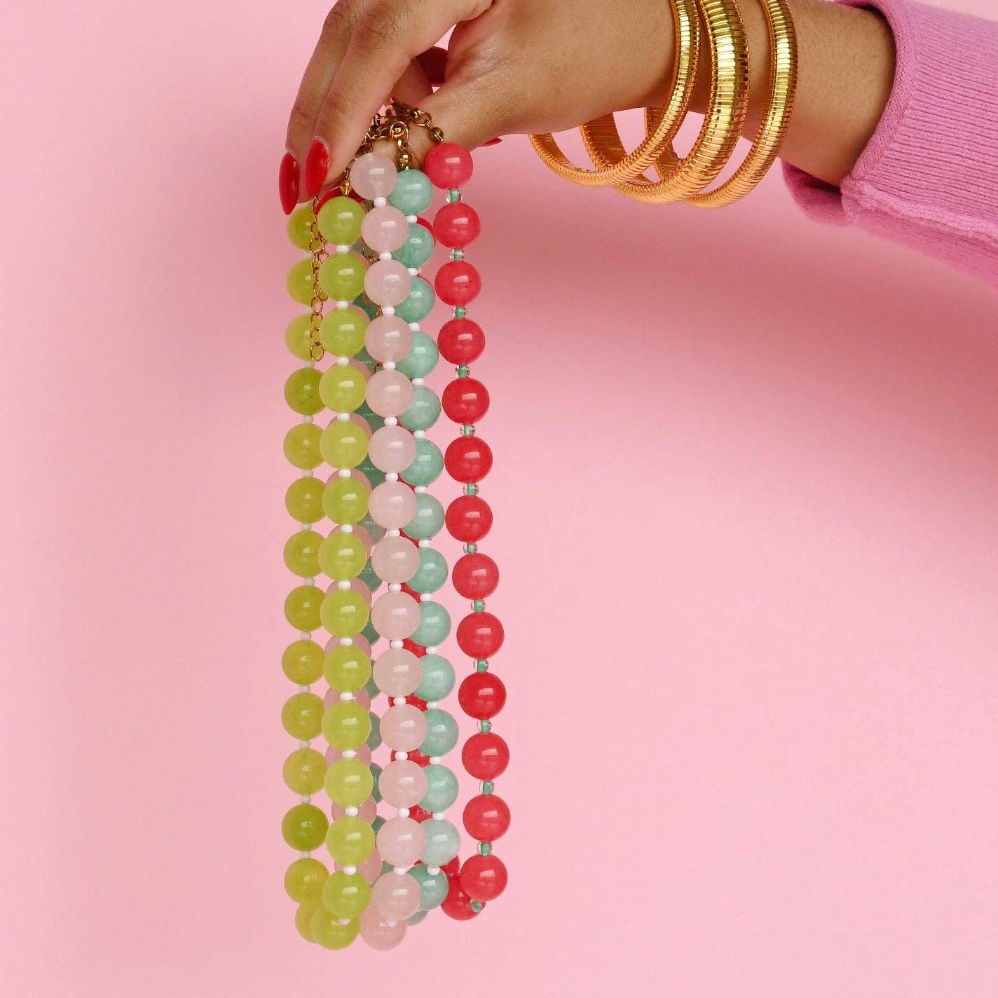 Love Big Necklaces: Green