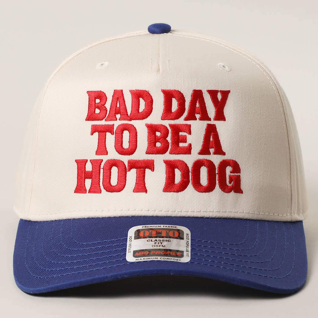 Bad Day To Be A Hot Dog Hat: Blue