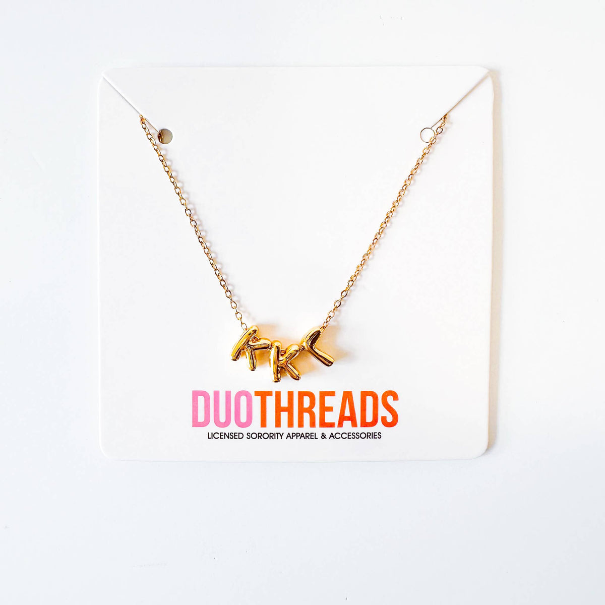 Bubble Necklace: ALPHA DELTA PI