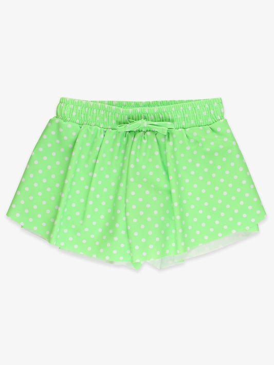 Polka Dot Active Butterfly Shorts | GIRLS | Green
