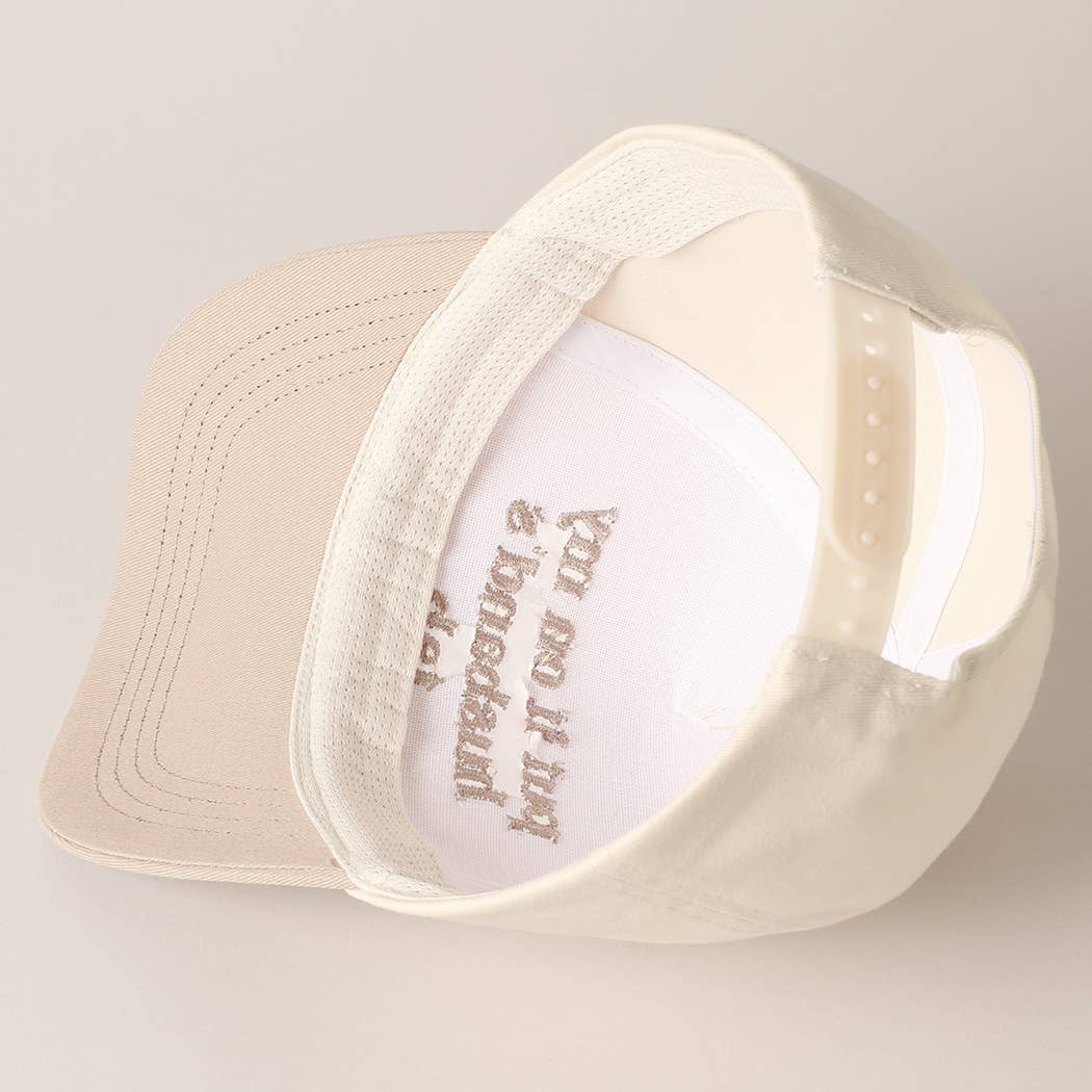 Put it on my husband's tab Hat | Beige