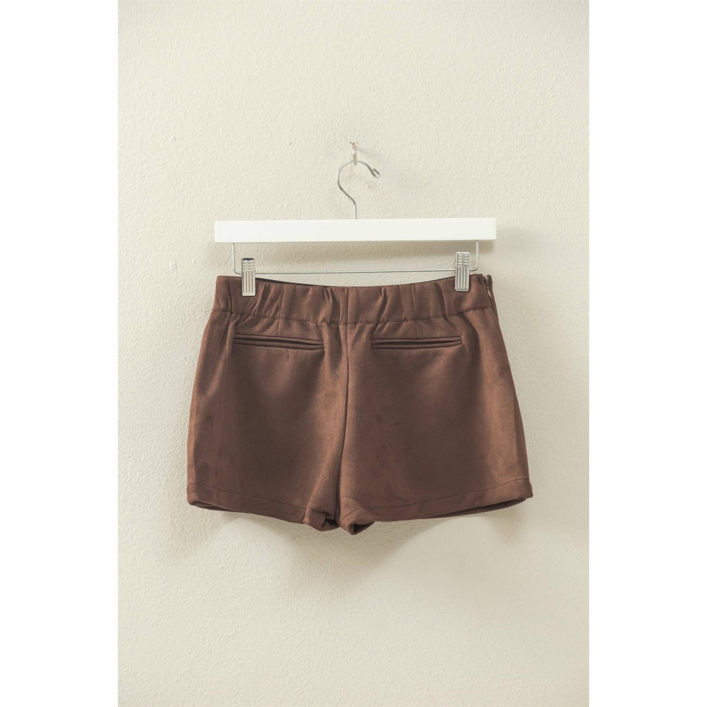 Chocolate Suede Skort