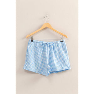 Spring Picnic Shorts-Blue