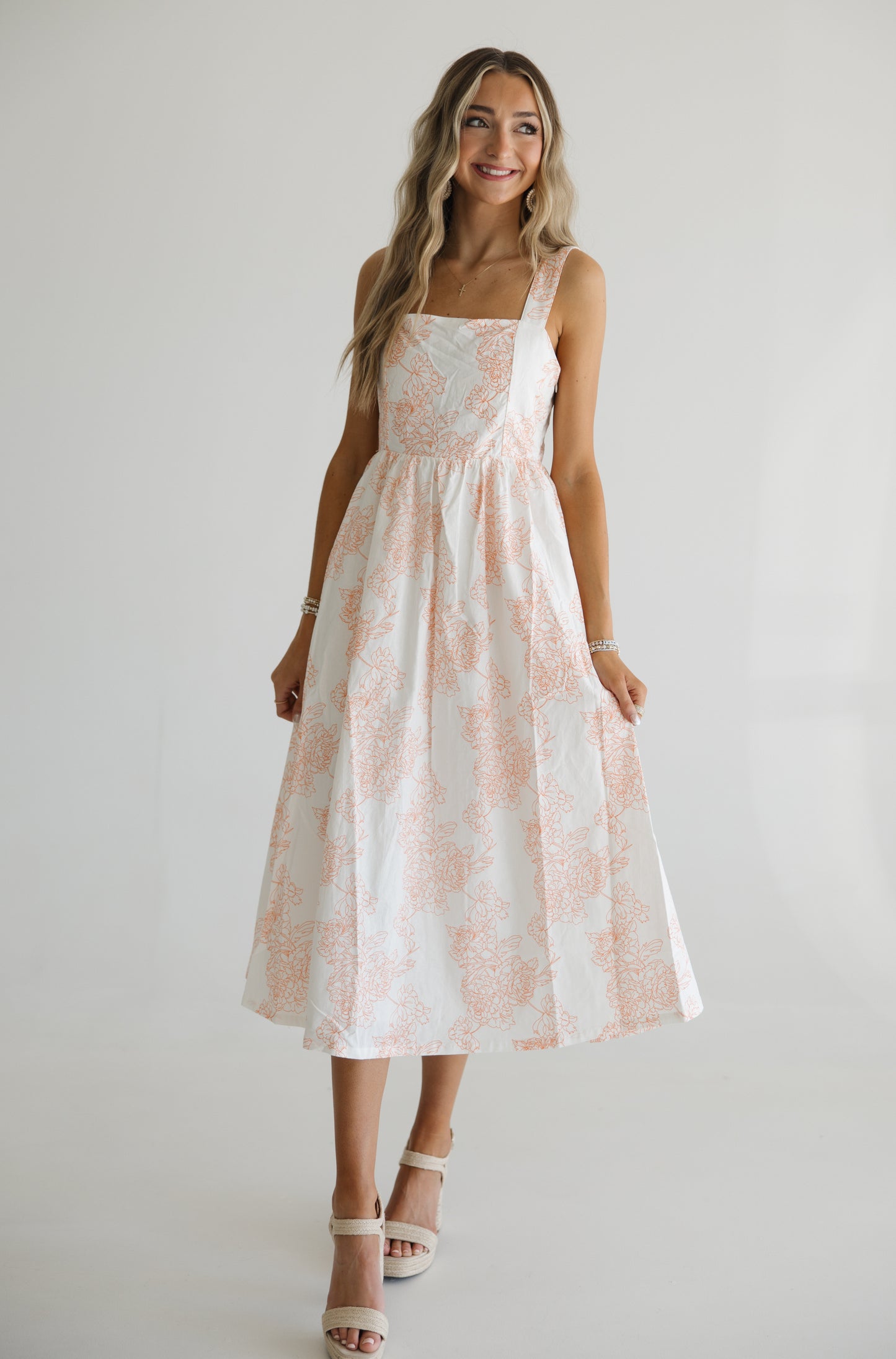 Tangerine Spring Midi | Orange