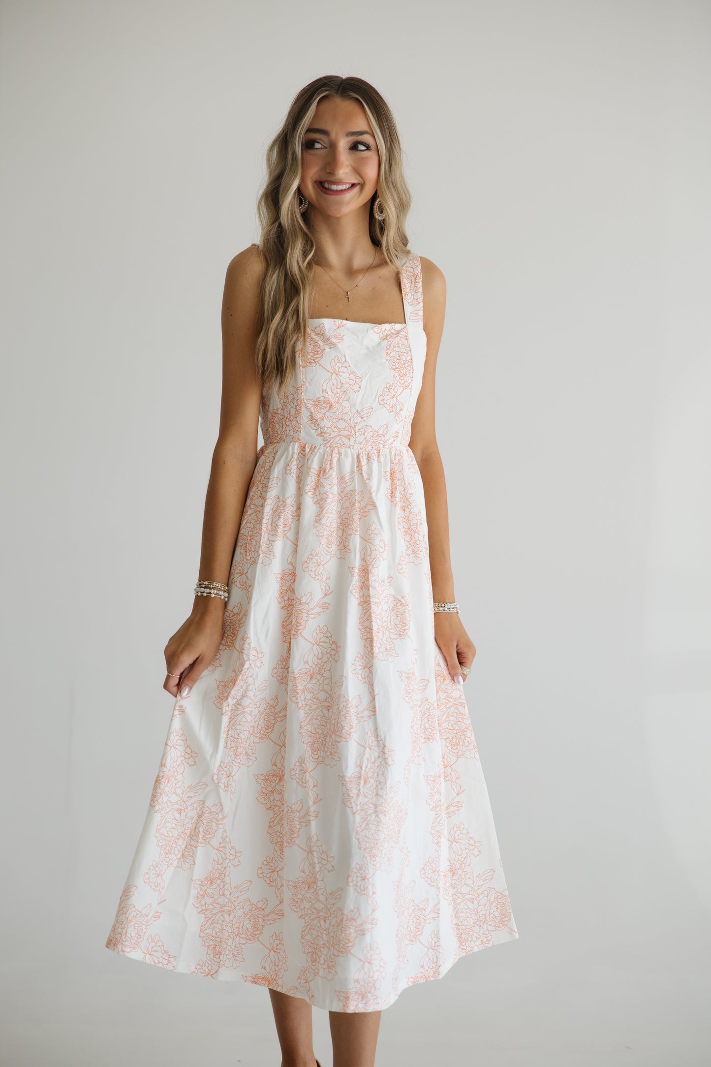 Tangerine Spring Midi | Orange
