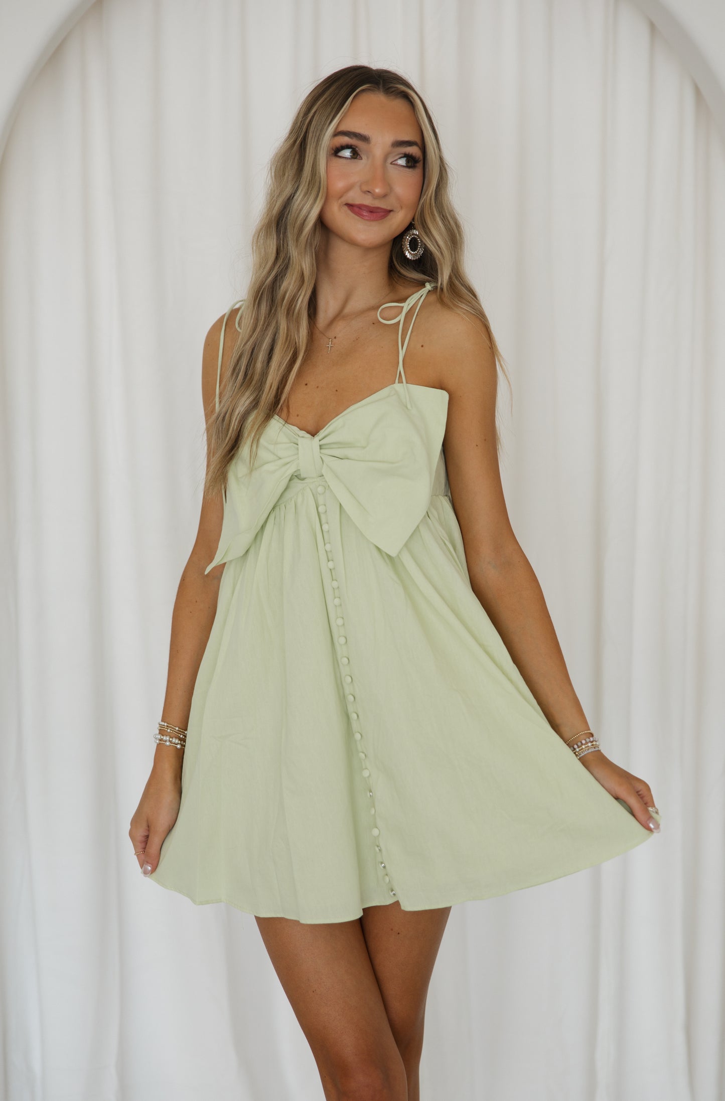 Sweet as Spring Dress| Lime