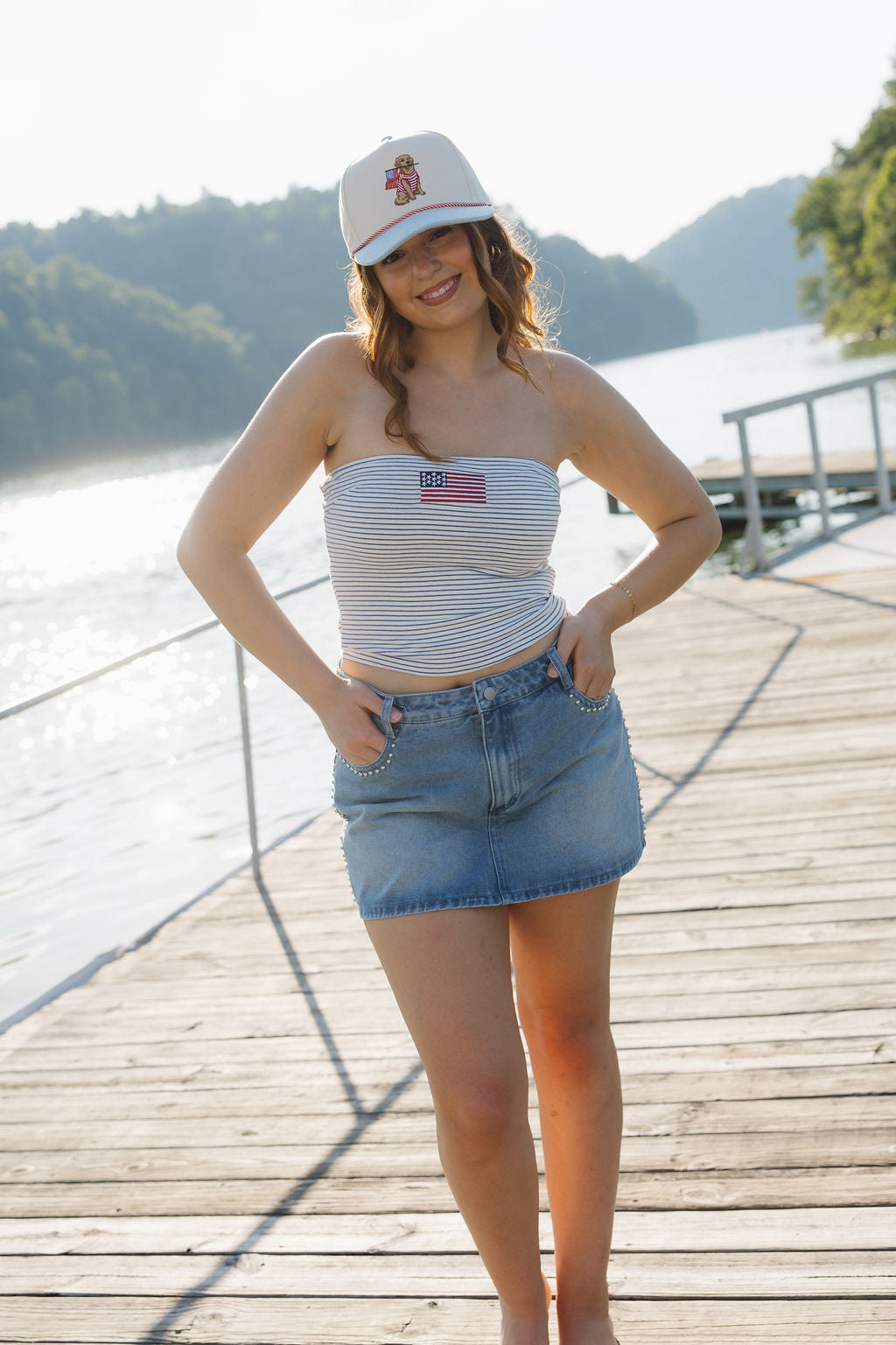 Stars and Stripes Tube Top