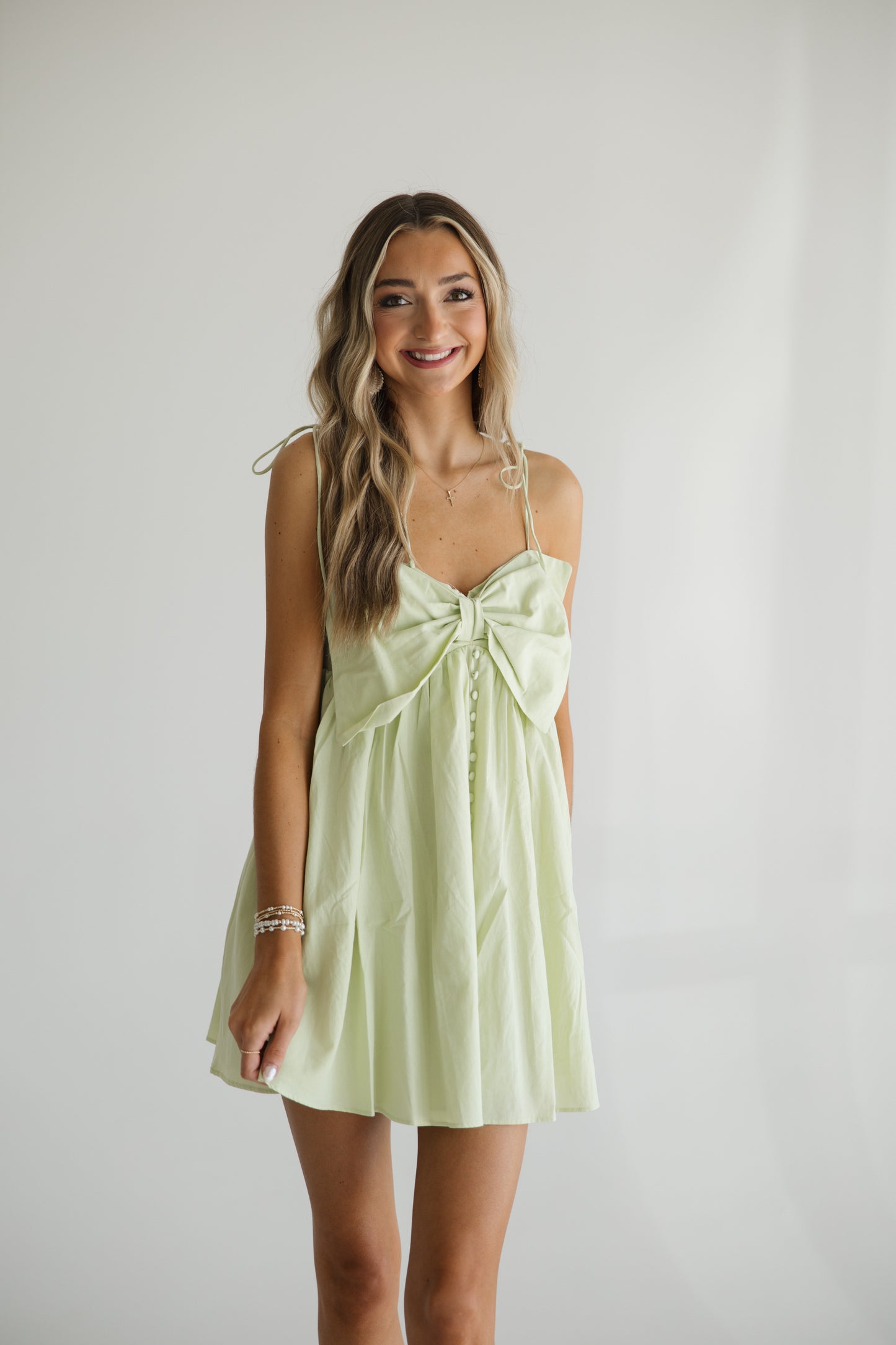 Sweet as Spring Dress| Lime