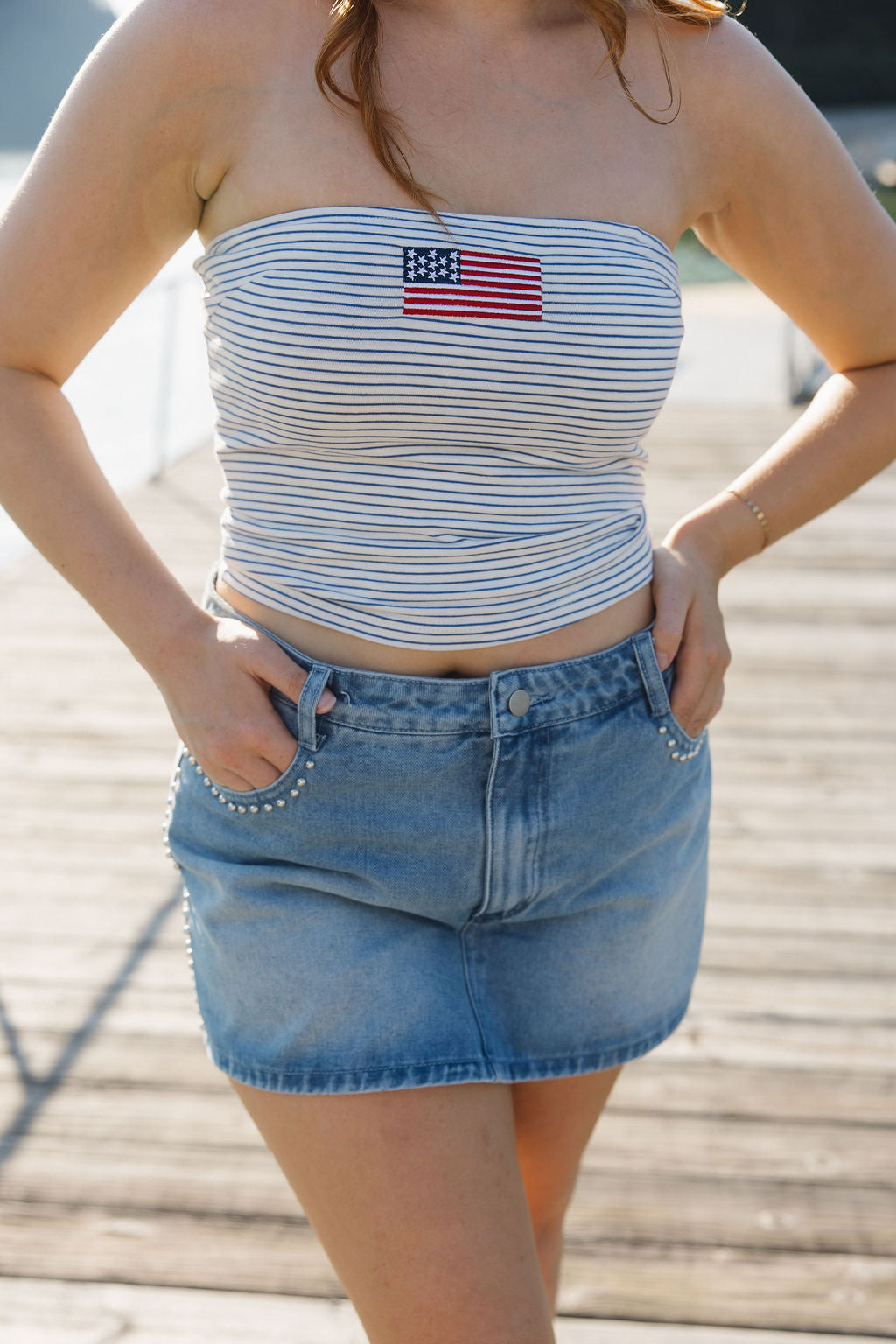 Stars and Stripes Tube Top