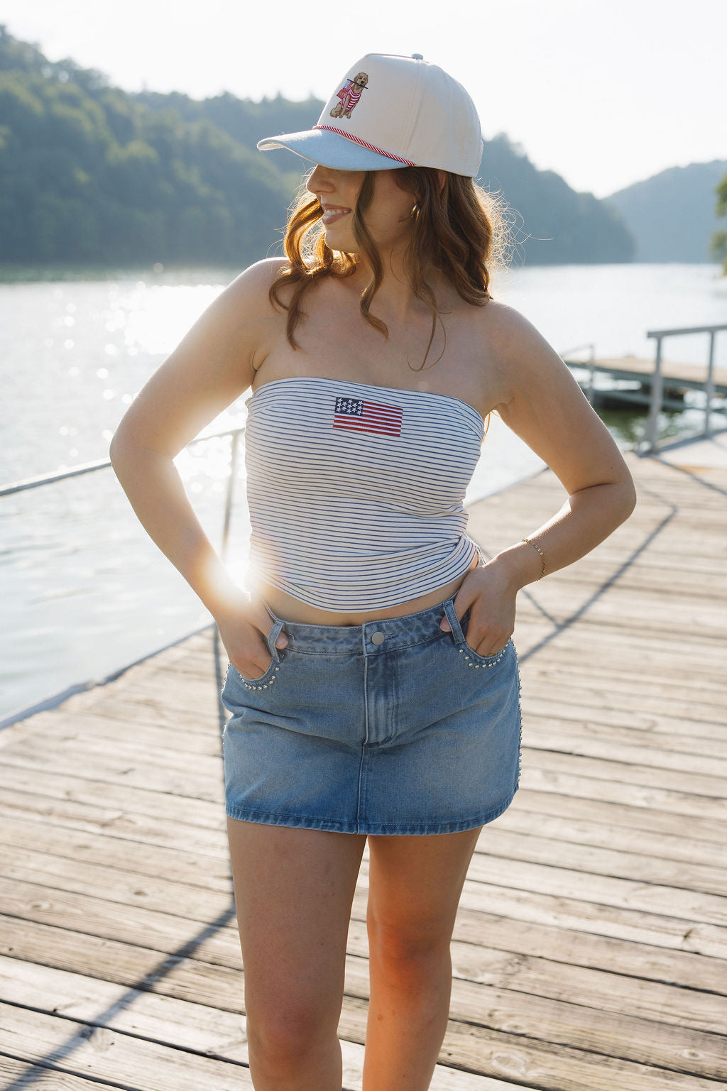 Stars and Stripes Tube Top