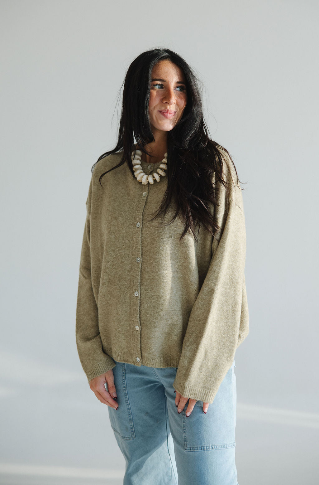 The Annie Cardigan | Olive