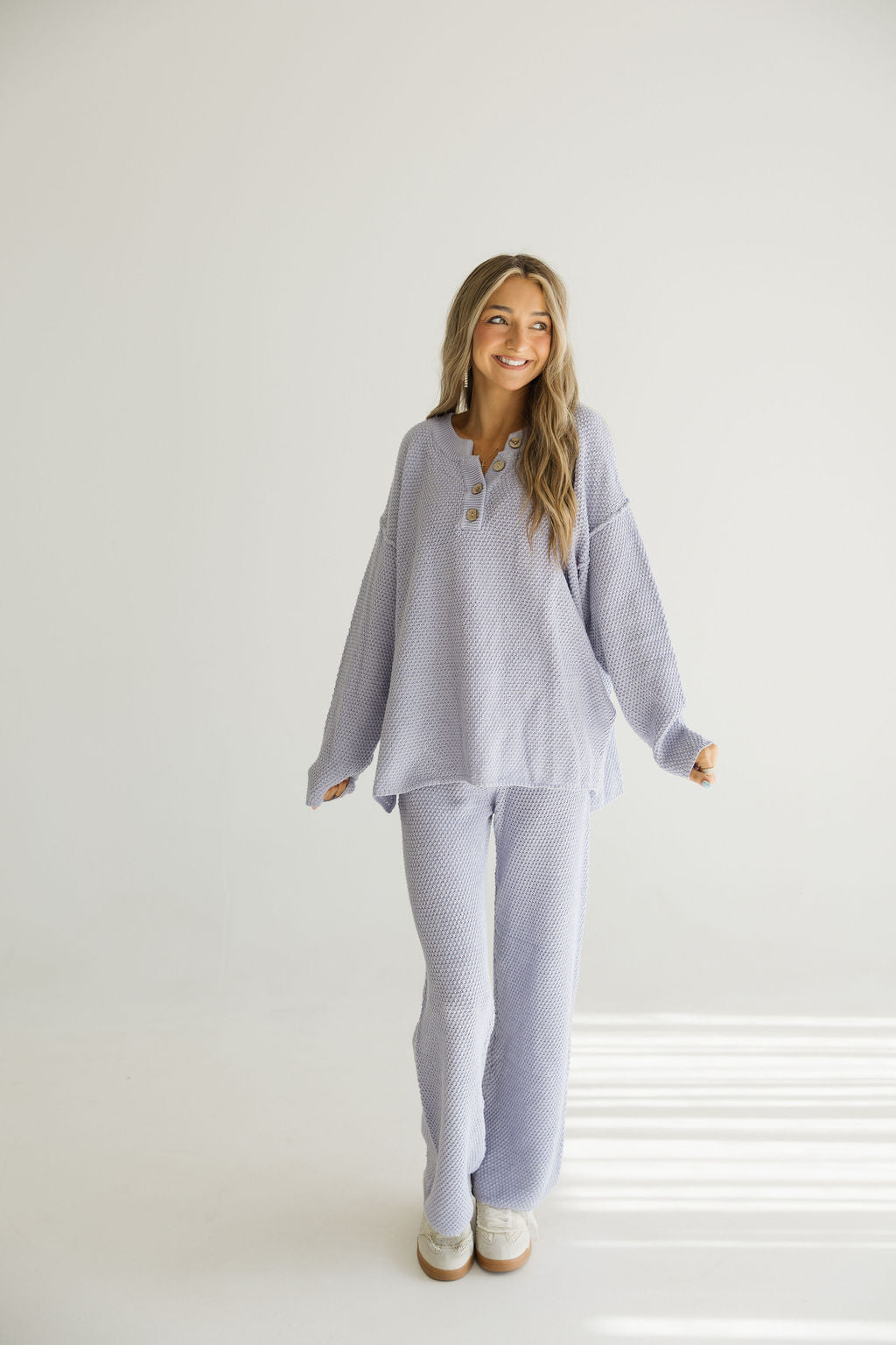 The Lilac Knit Oversized Top