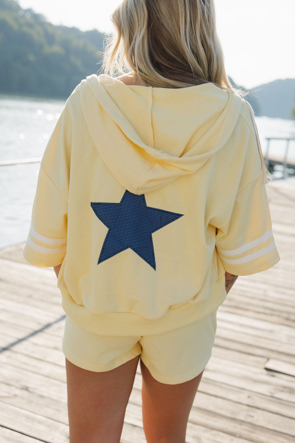 Star Girl Patchwork Hoodie