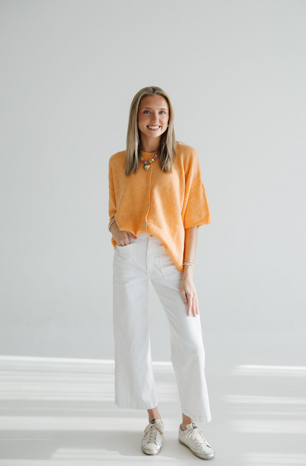The Cloud Cardi | Orange