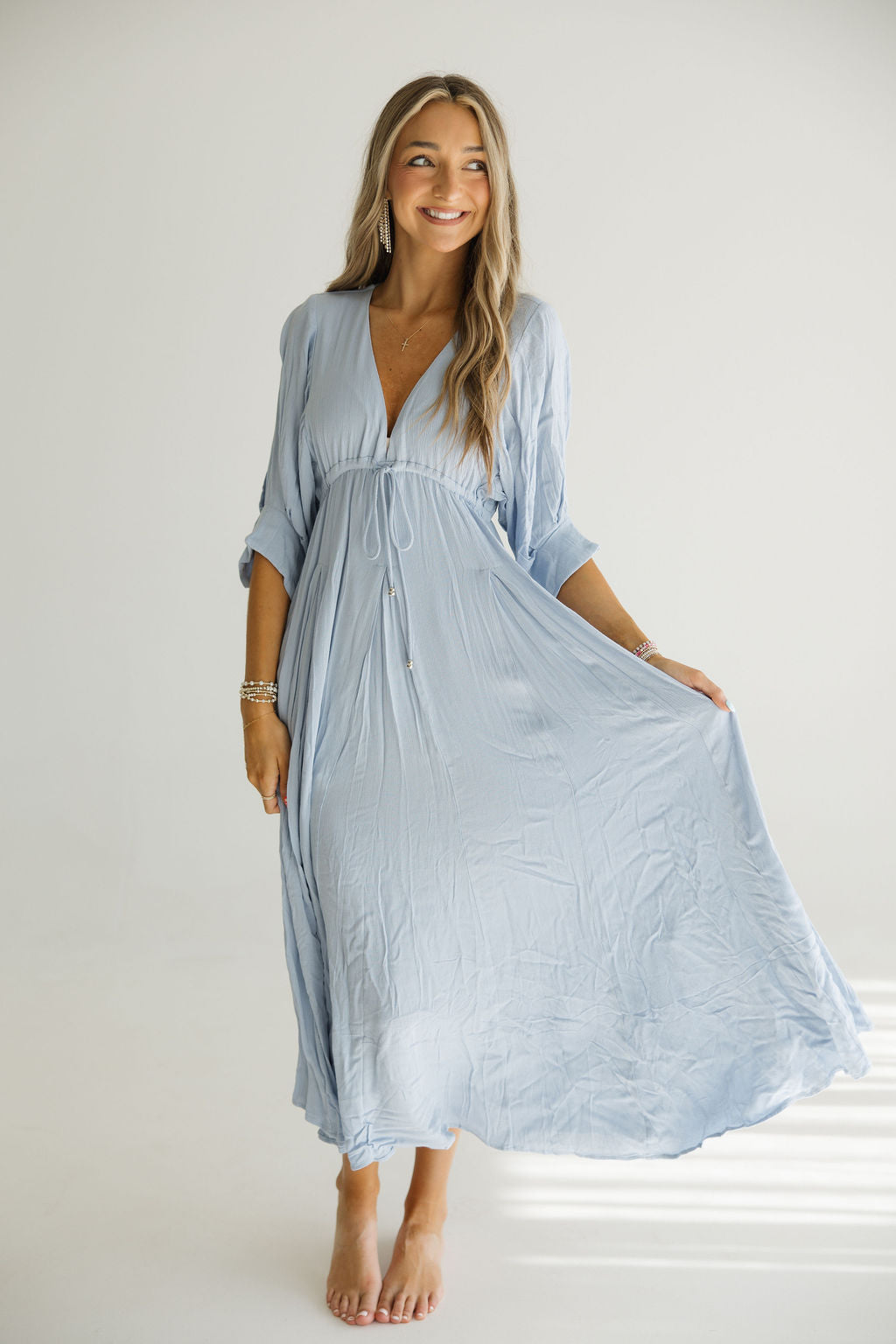 Bold and Breezy Midi Dress