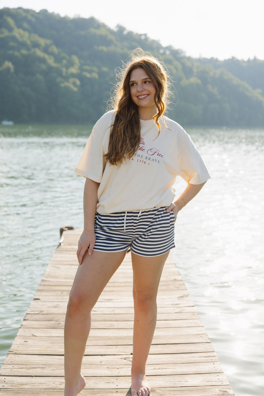 Freedom Stripe Shorts