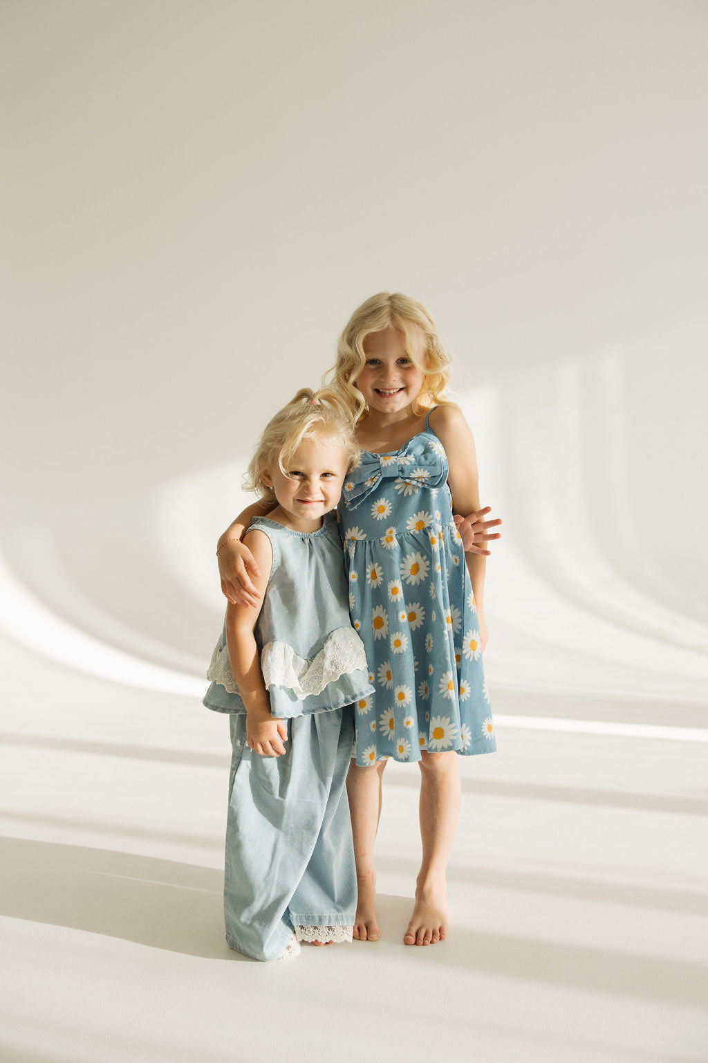 Spring Daisy Denim Dress | GIRLS