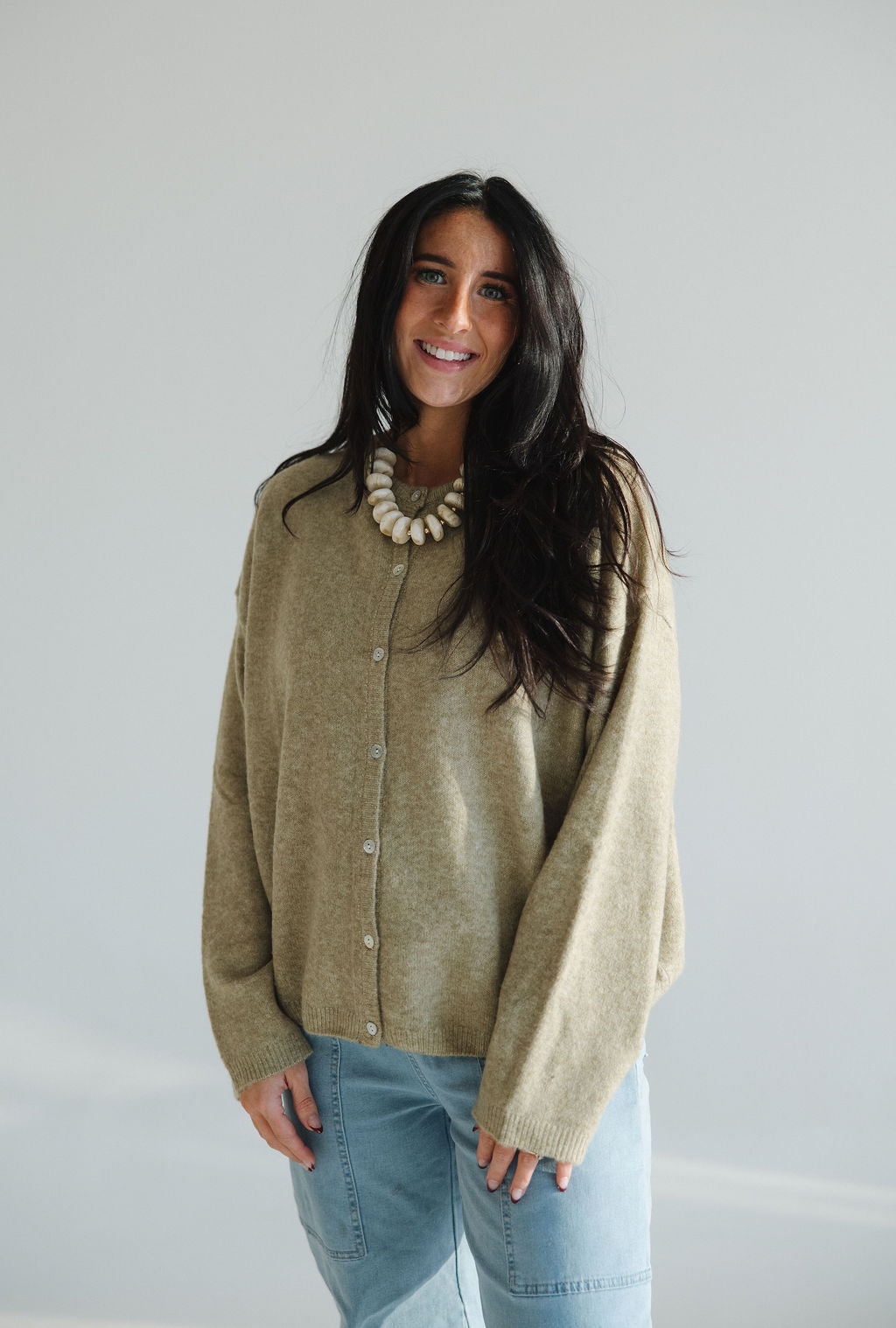 The Annie Cardigan | Olive
