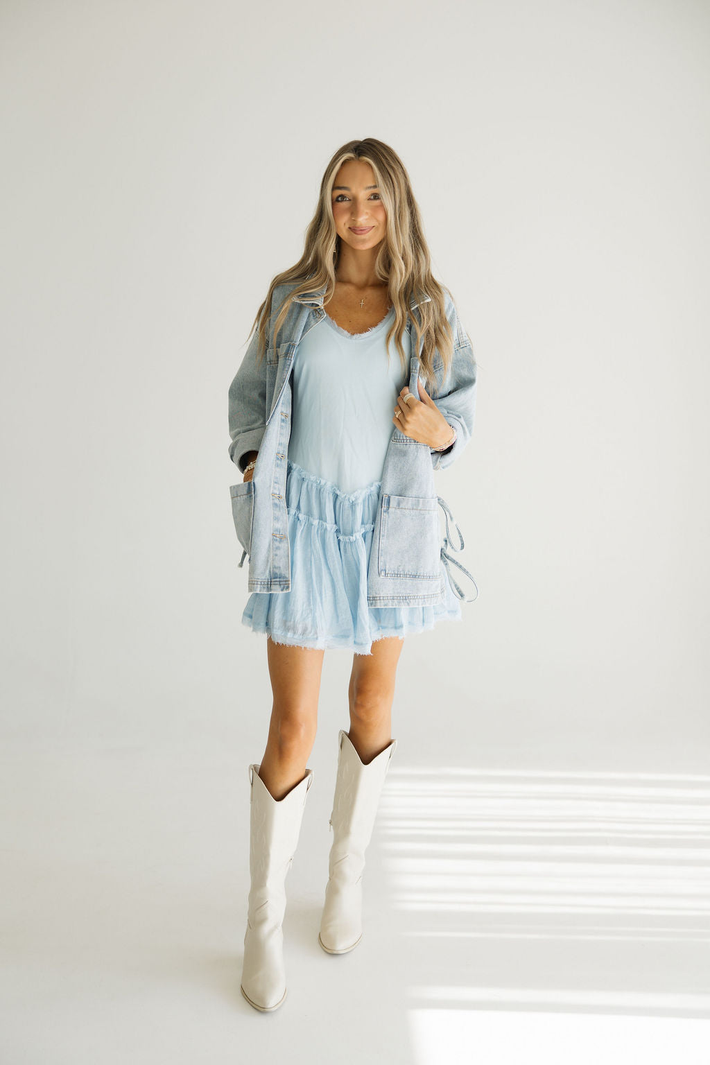 Falling For You Dress | Sky Blue