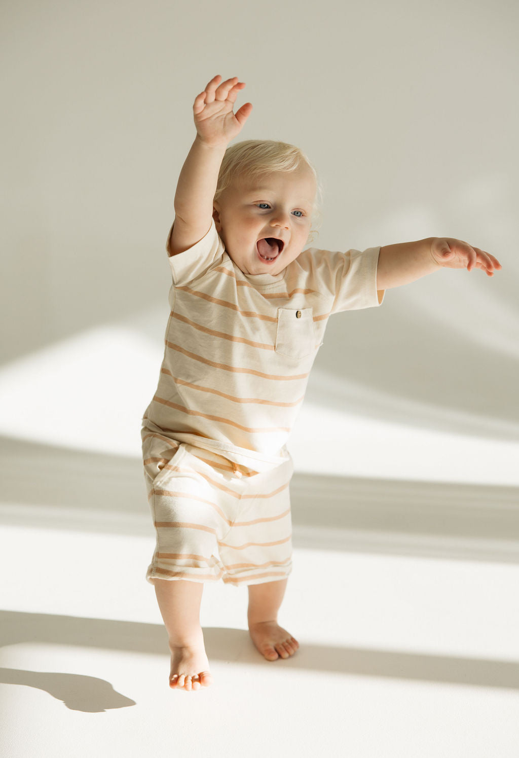 Basic Stripe Boys Set