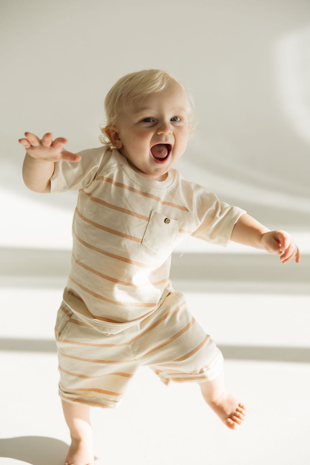Basic Stripe Boys Set