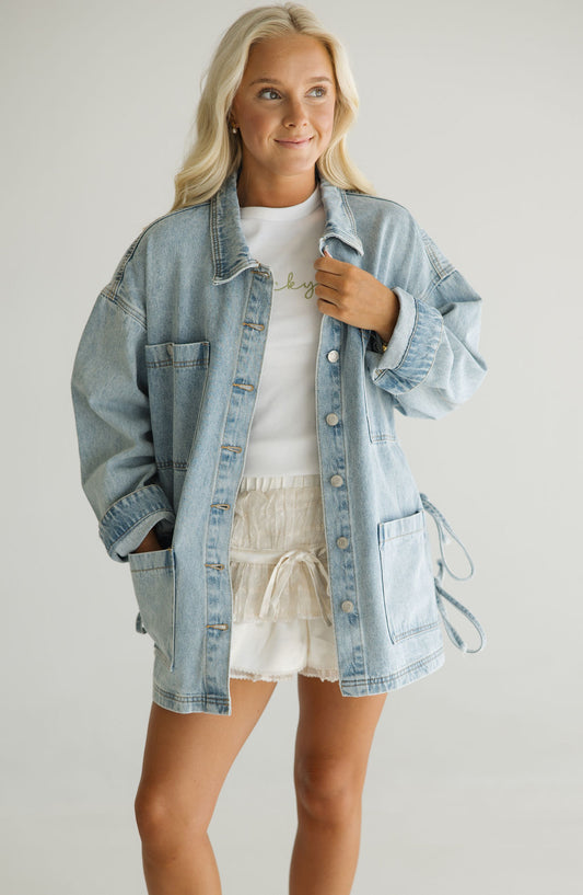 Lacey Tiered Mini Shorts | Ivory