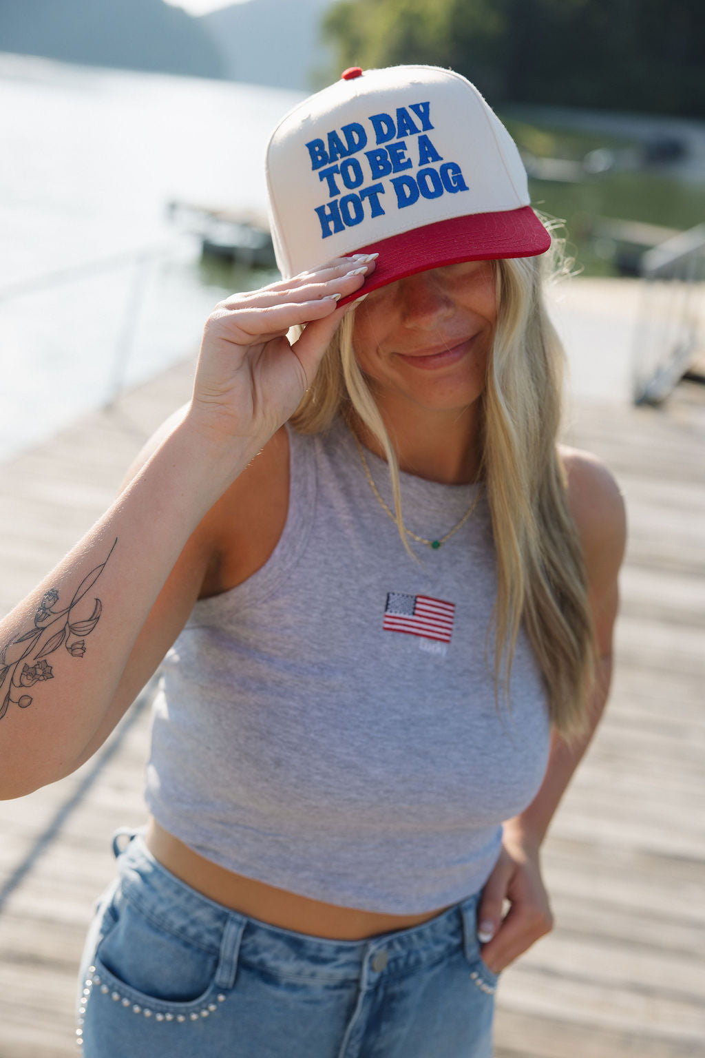 Bad Day To Be A Hot Dog Hat: Red