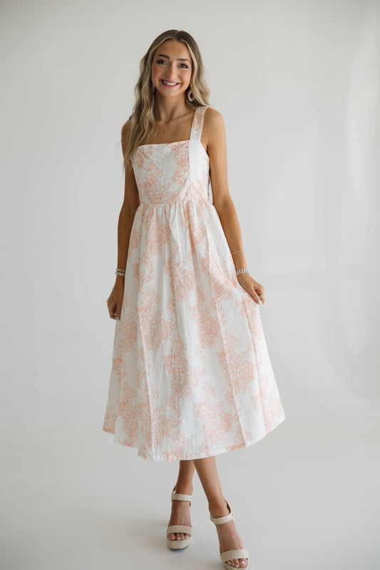 Tangerine Spring Midi | Orange