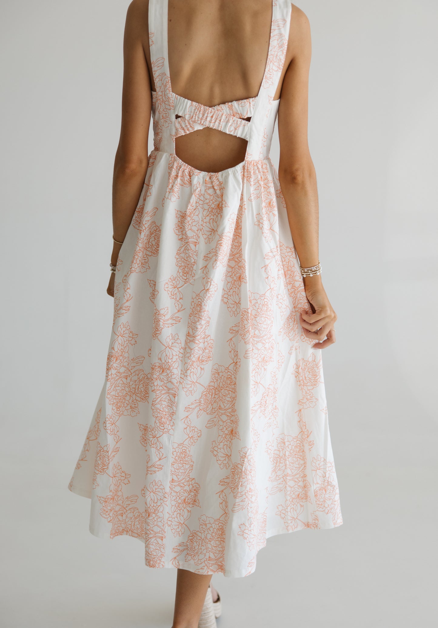 Tangerine Spring Midi | Orange
